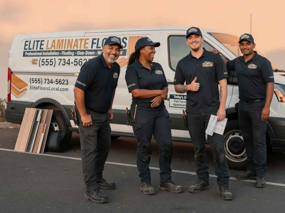 Laminate flooring installation company in Exline, IA